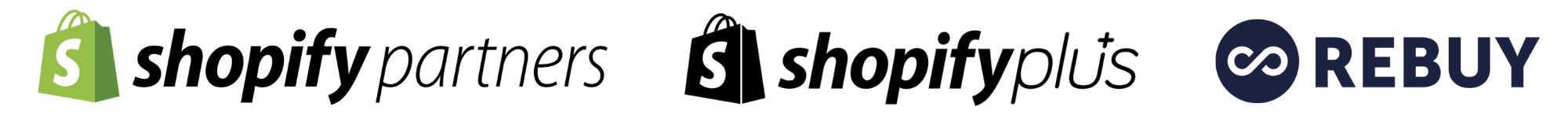 Xfacta Design | Shopify Partner -Rebuy Partner - Wordpress - Woocommerce logos